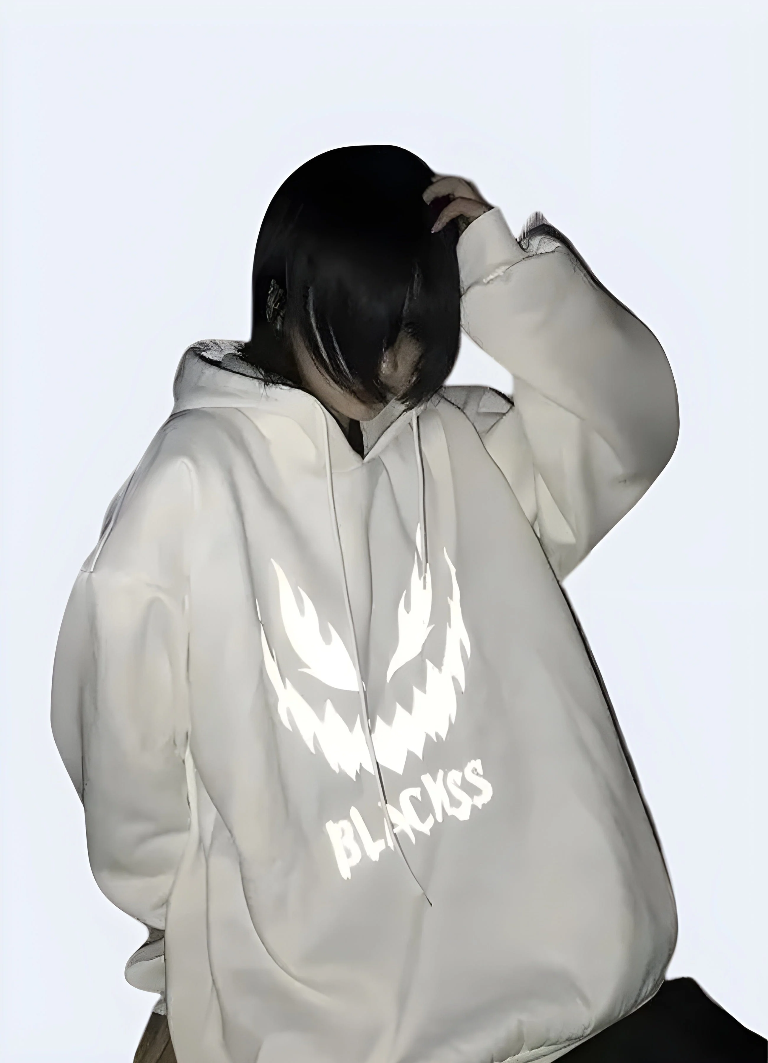 Black Reflective Hoodie - Image 3