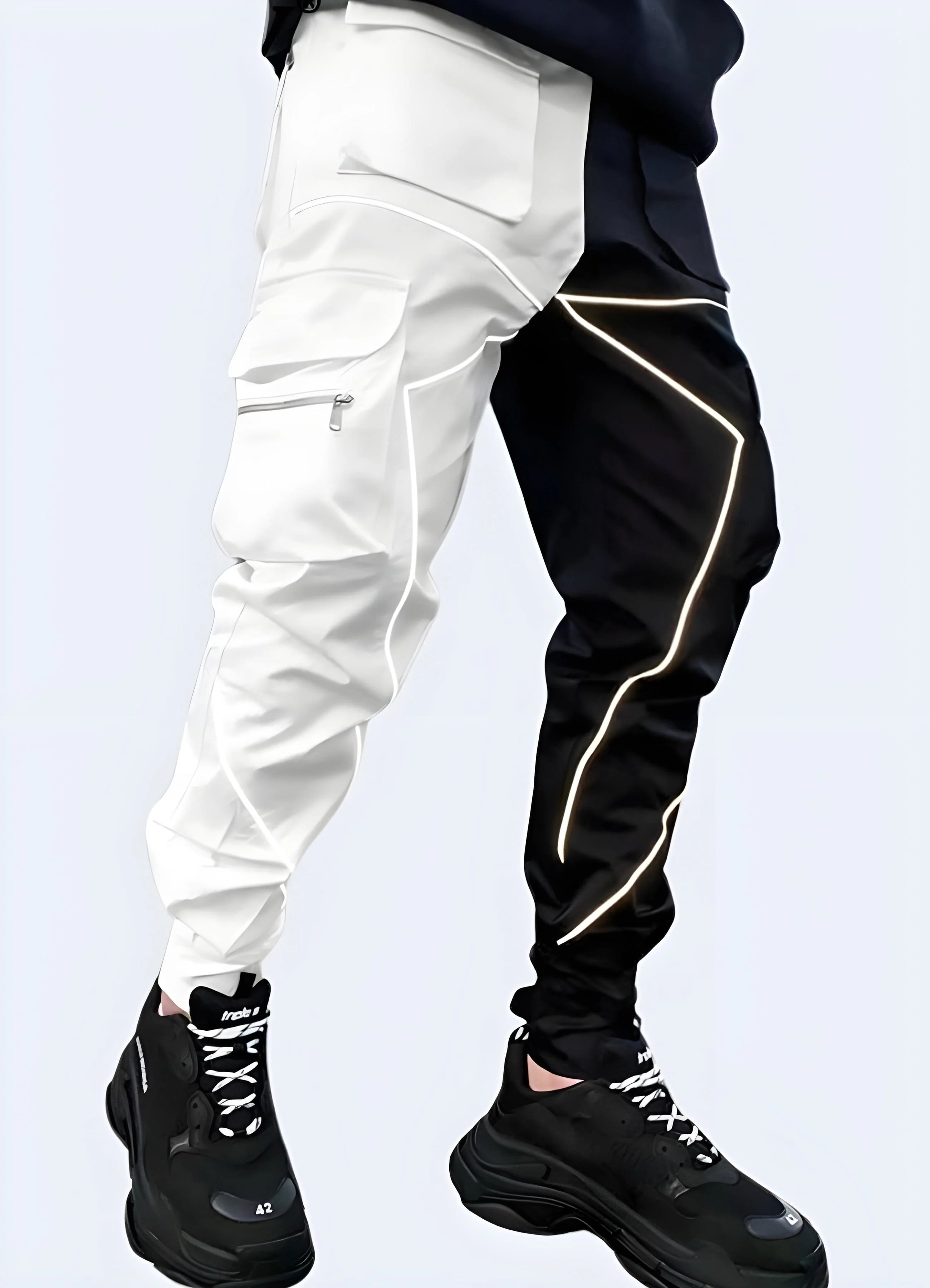 Black Reflective Pants - Image 3