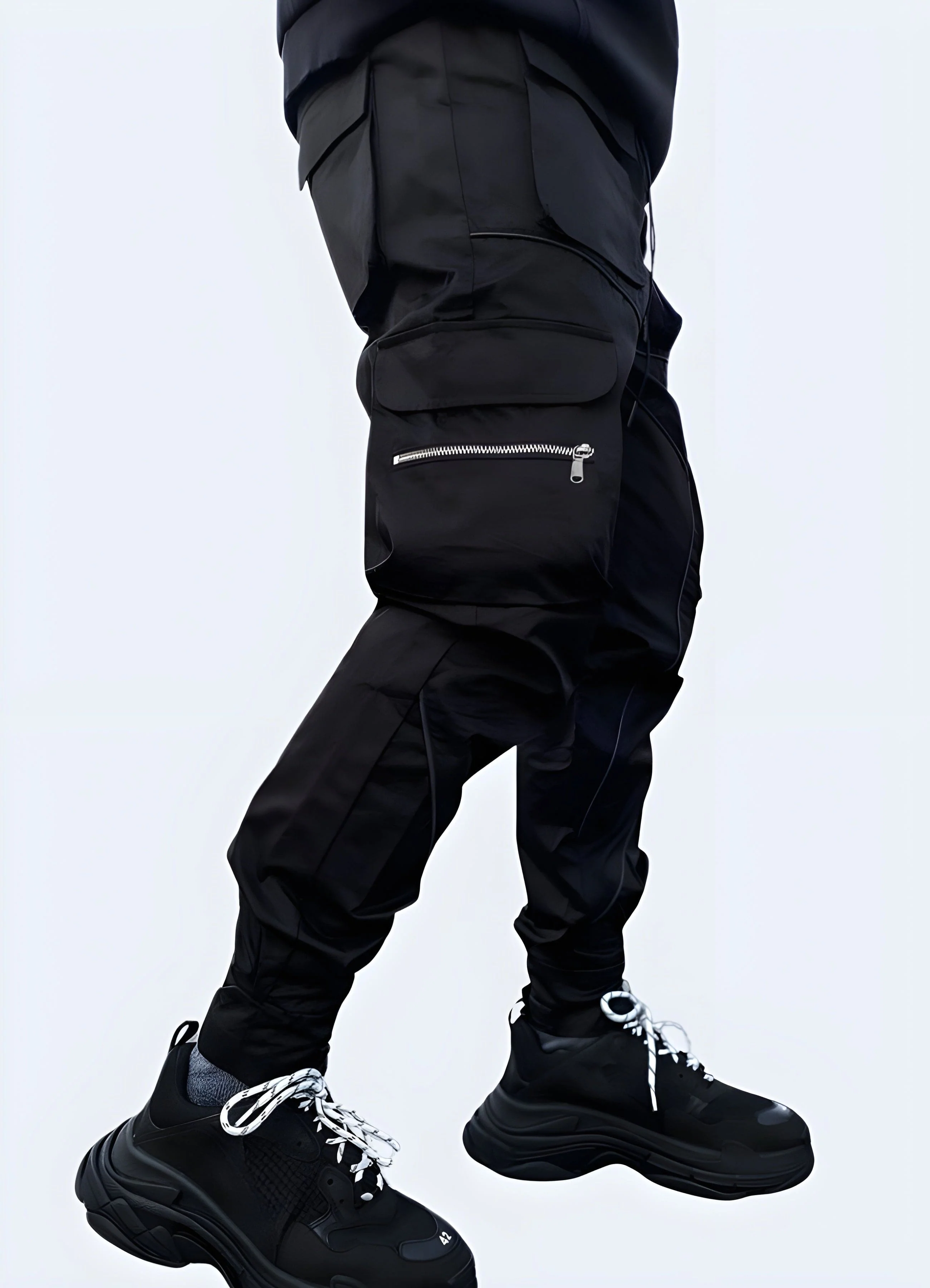 Black Reflective Pants - Image 4