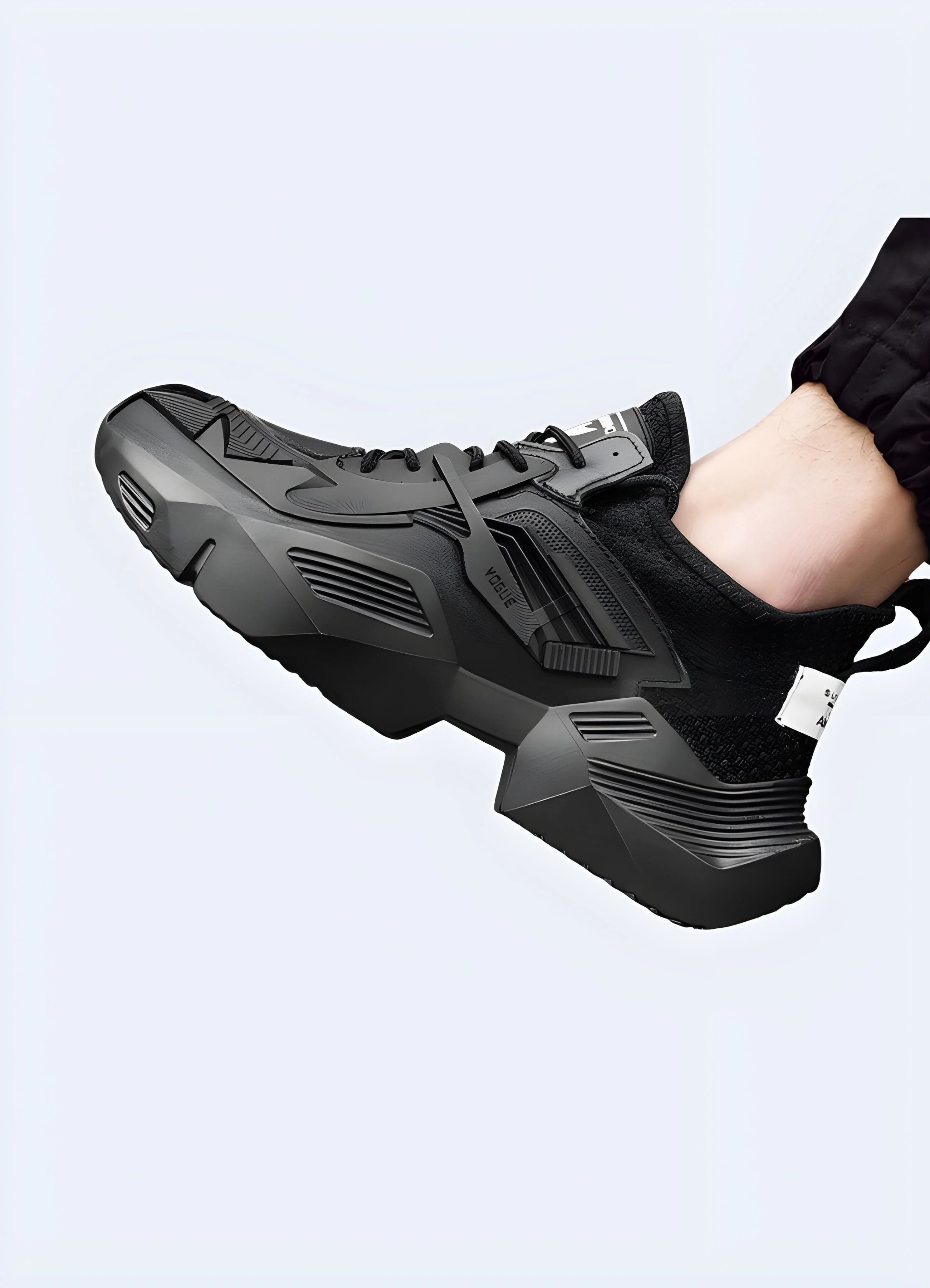 Black Streetwear Sneakers - Image 4