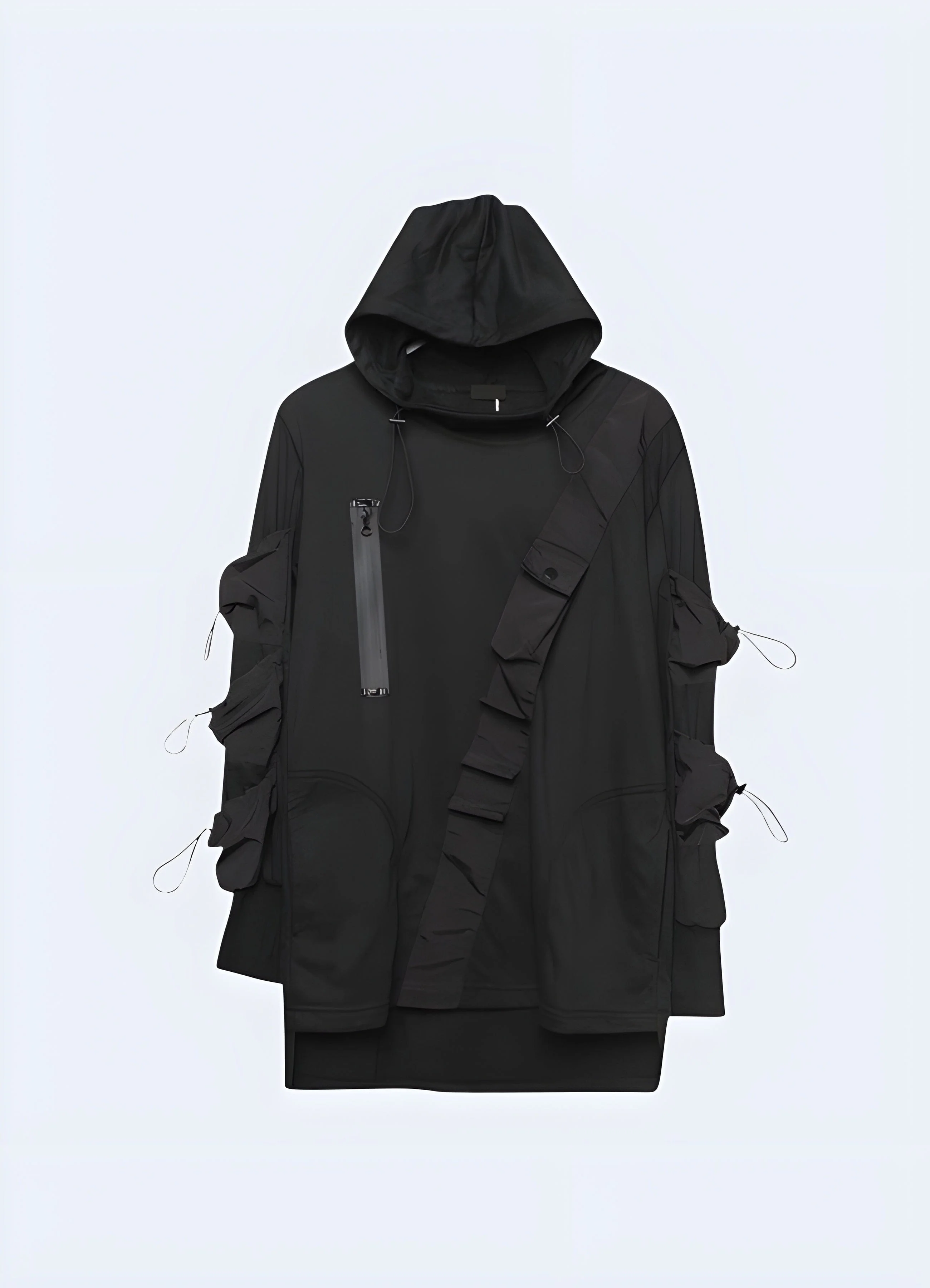 Black Tactical Hoodie - Image 3