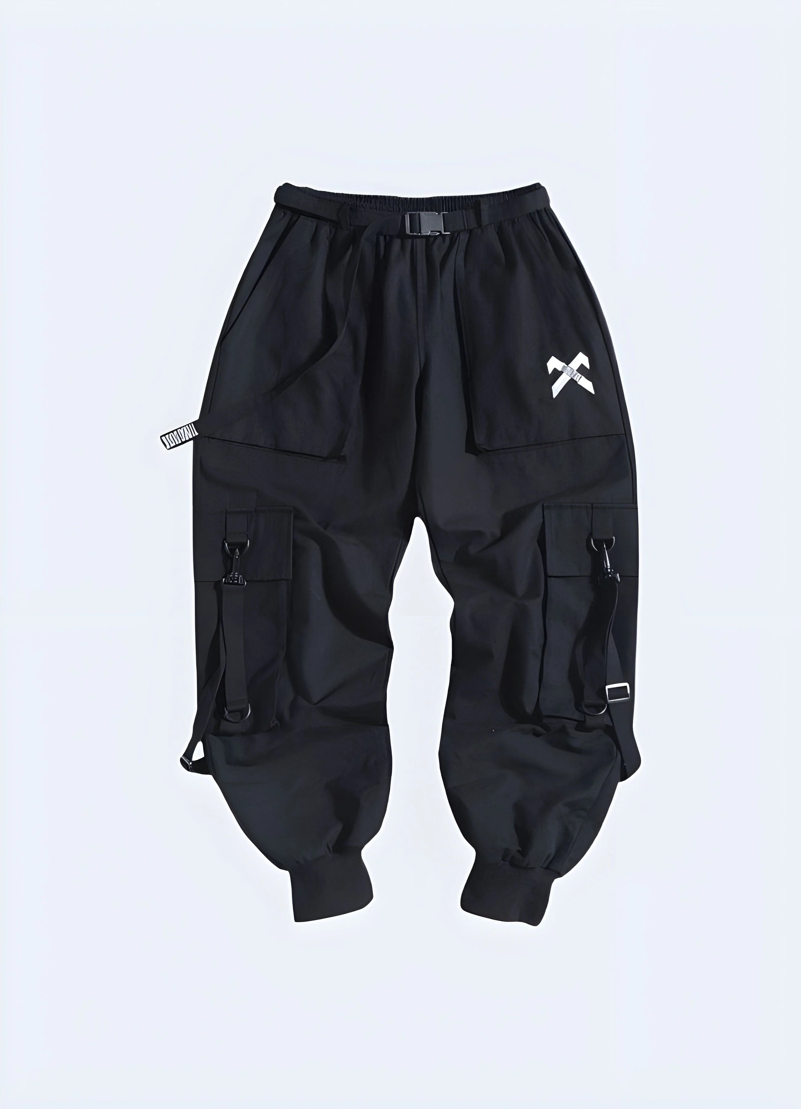 Black Techwear Pants - Image 4