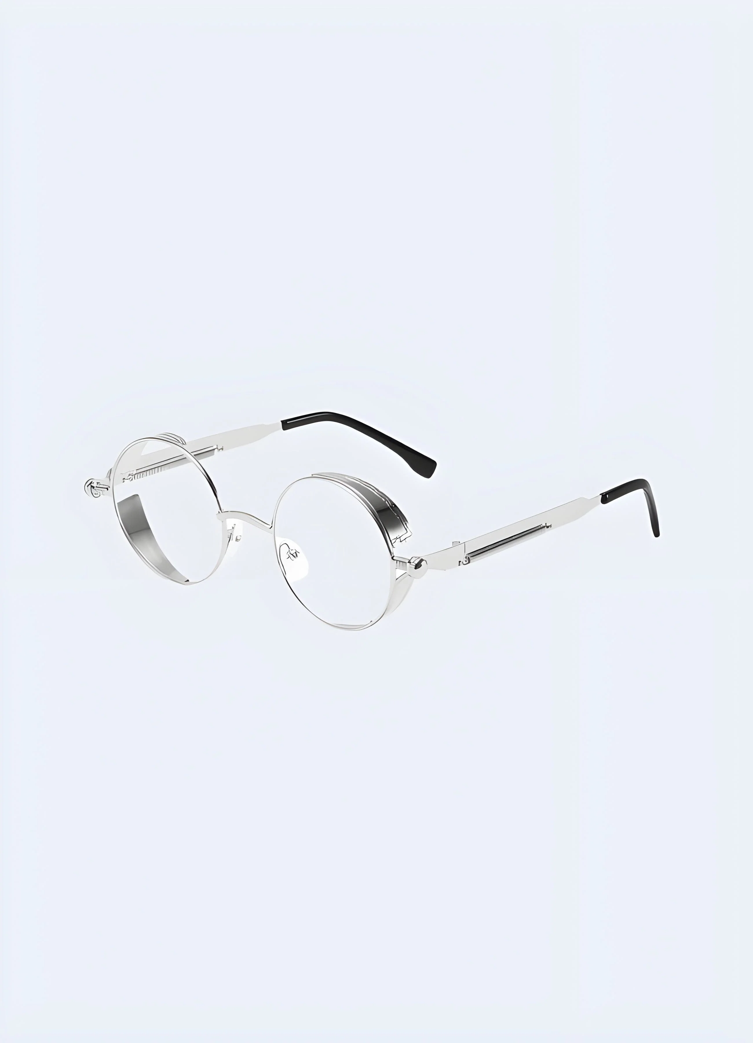 Circle Retro Sunglasses - Image 4