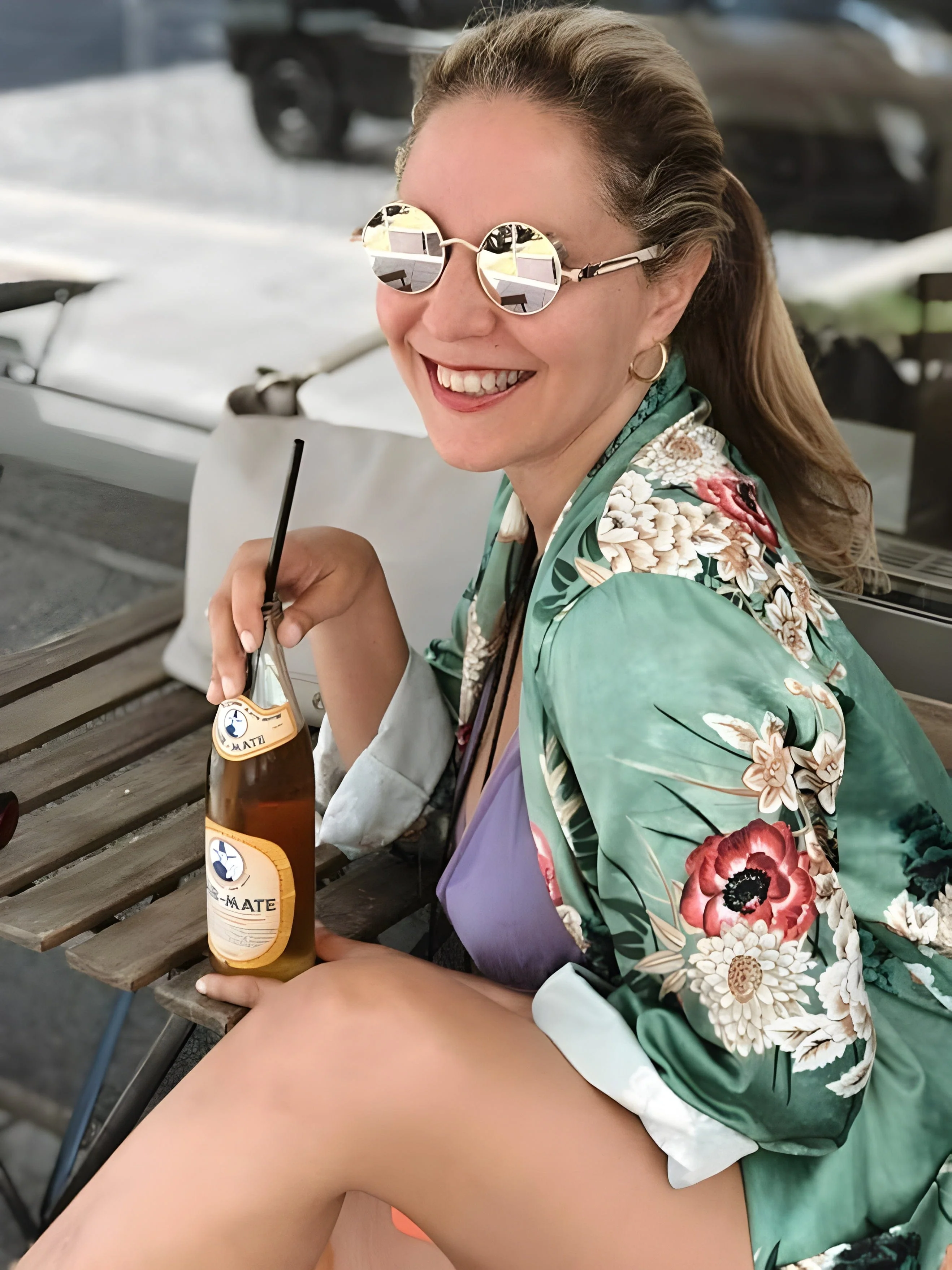 Circle Retro Sunglasses - Image 5