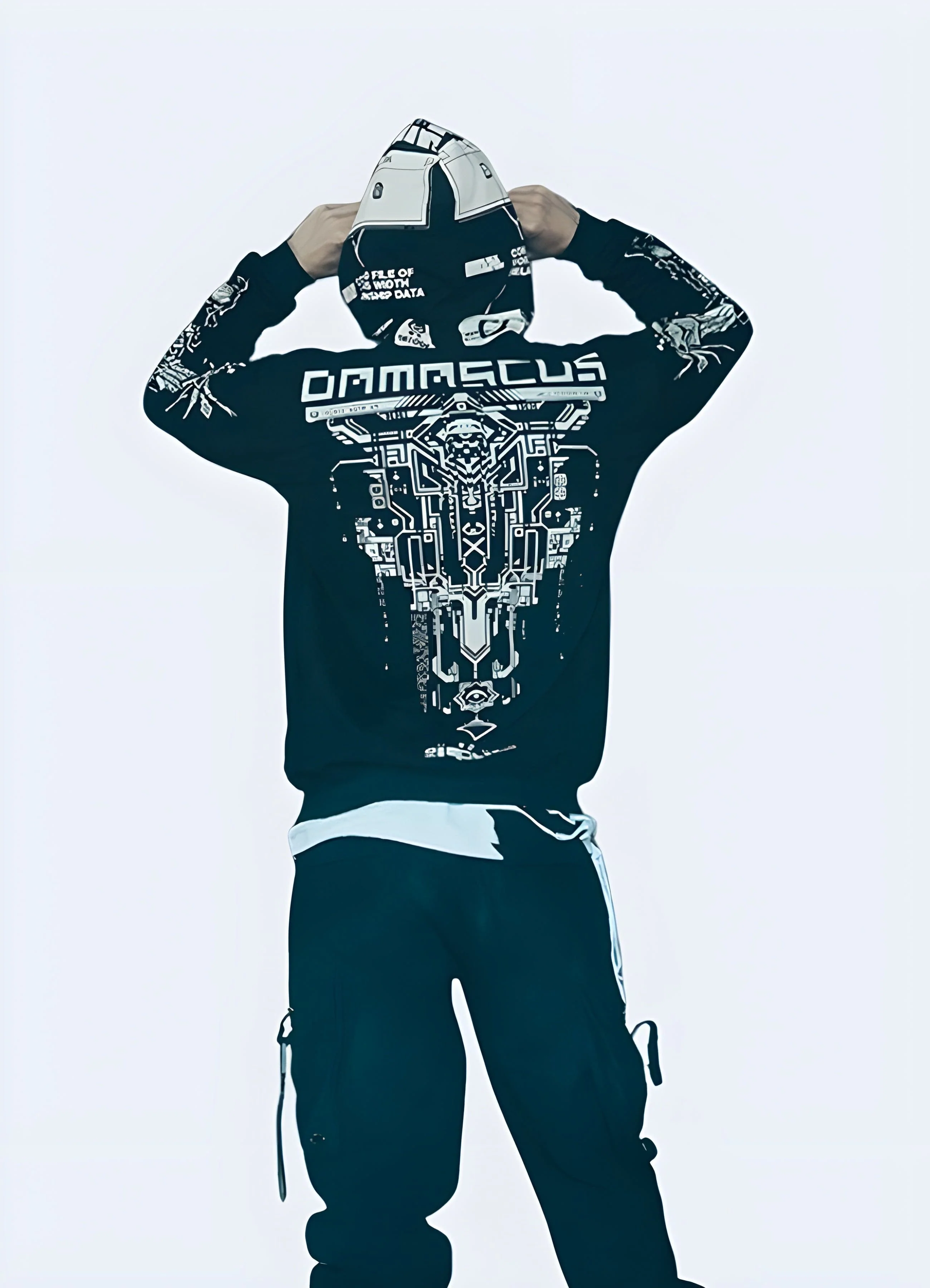 Cyberpunk Techwear Hoodie - Image 3