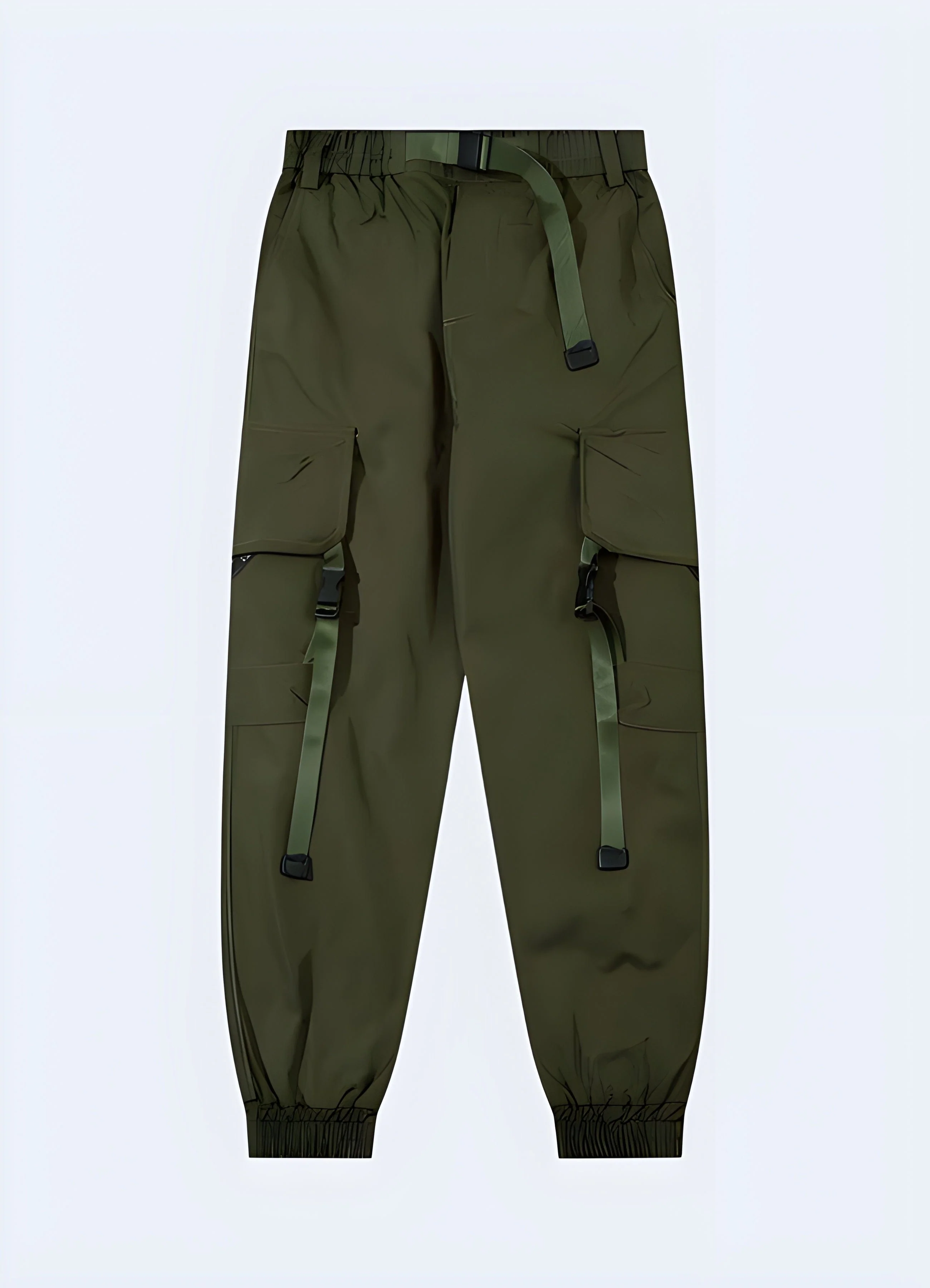 Dark Green Cargo Pants - Image 3