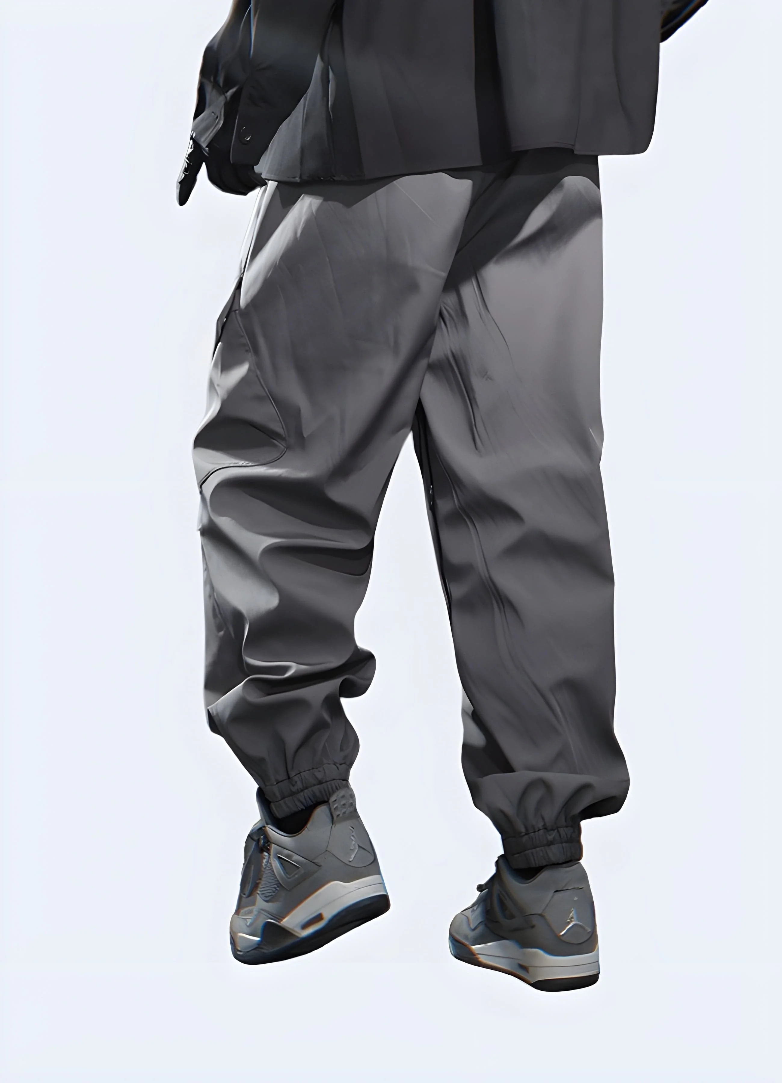 Dark Grey Cargo Pants - Image 4