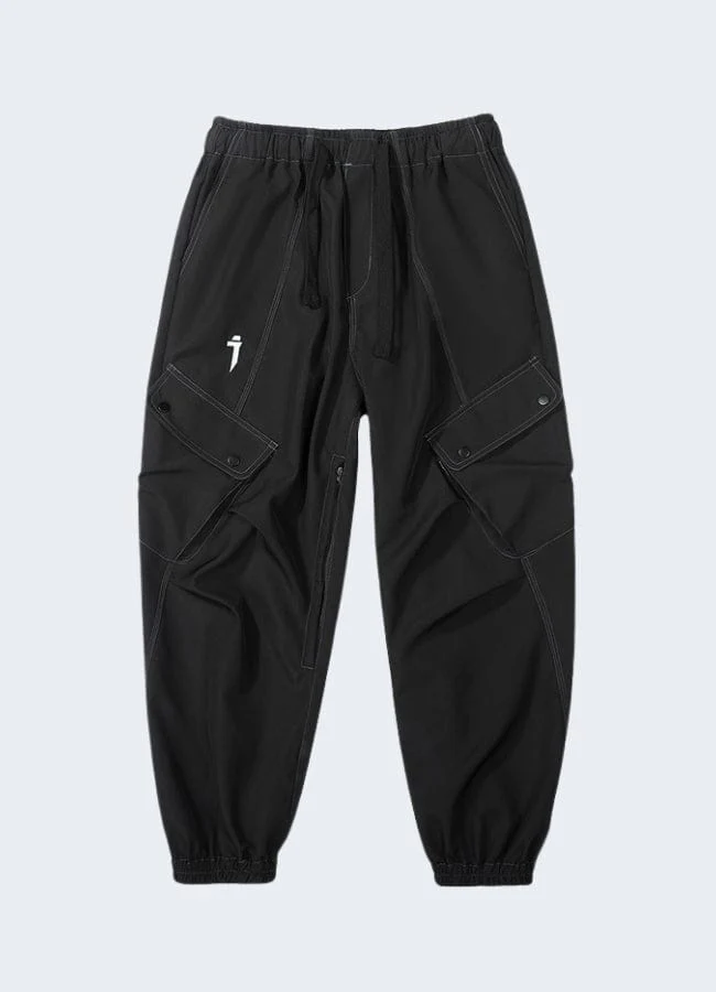 Dark Grey Cargo Pants - Image 6