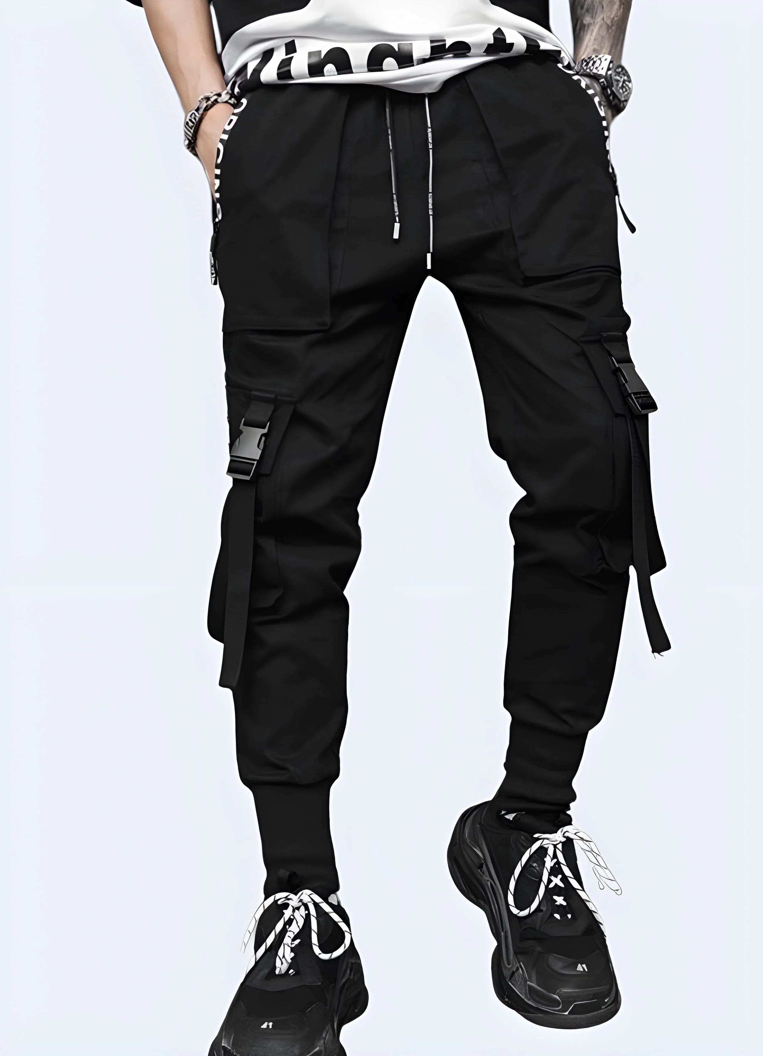 Goth Cargo Pants - Image 3