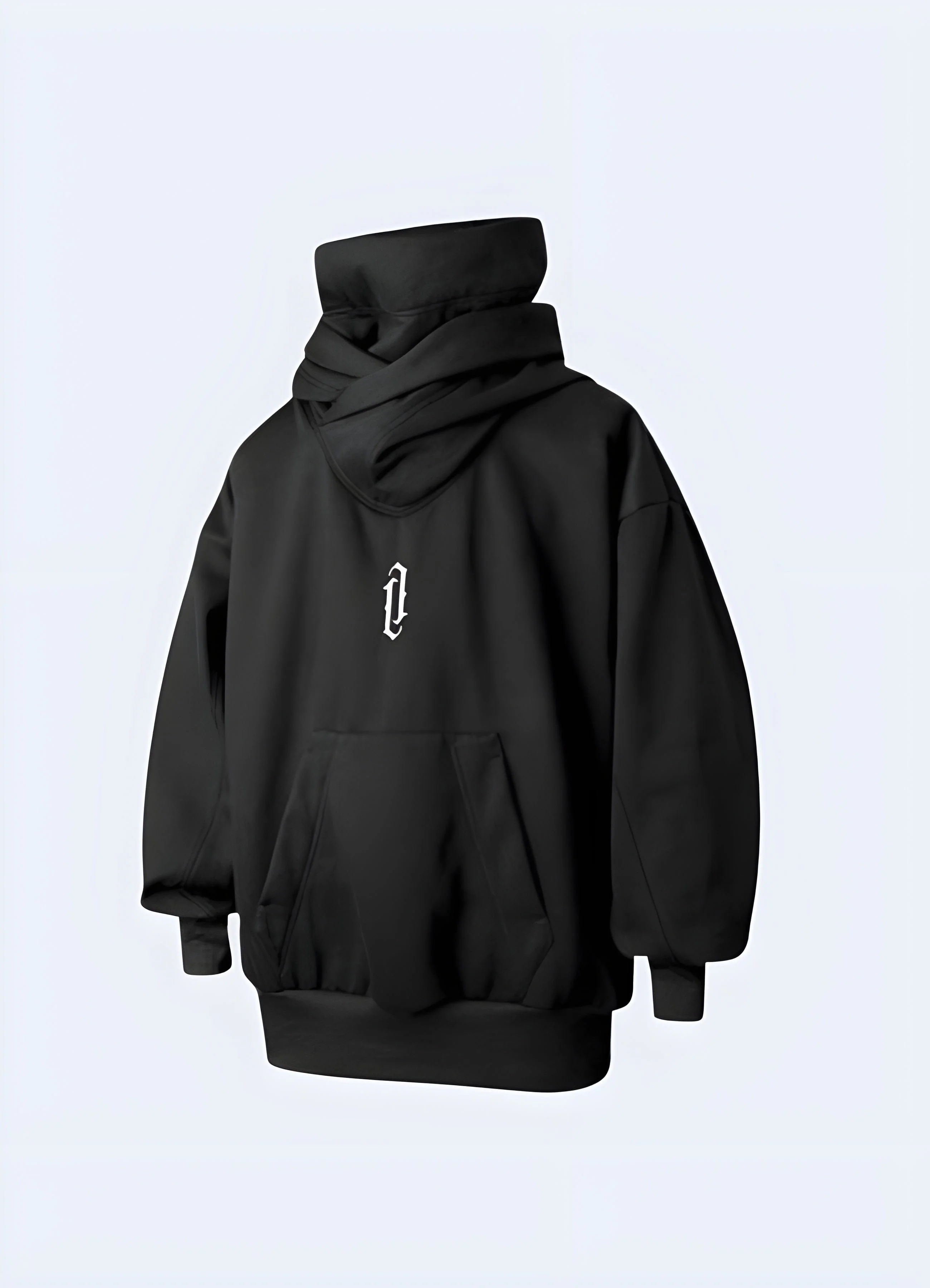 High Collar Hoodie - Image 3