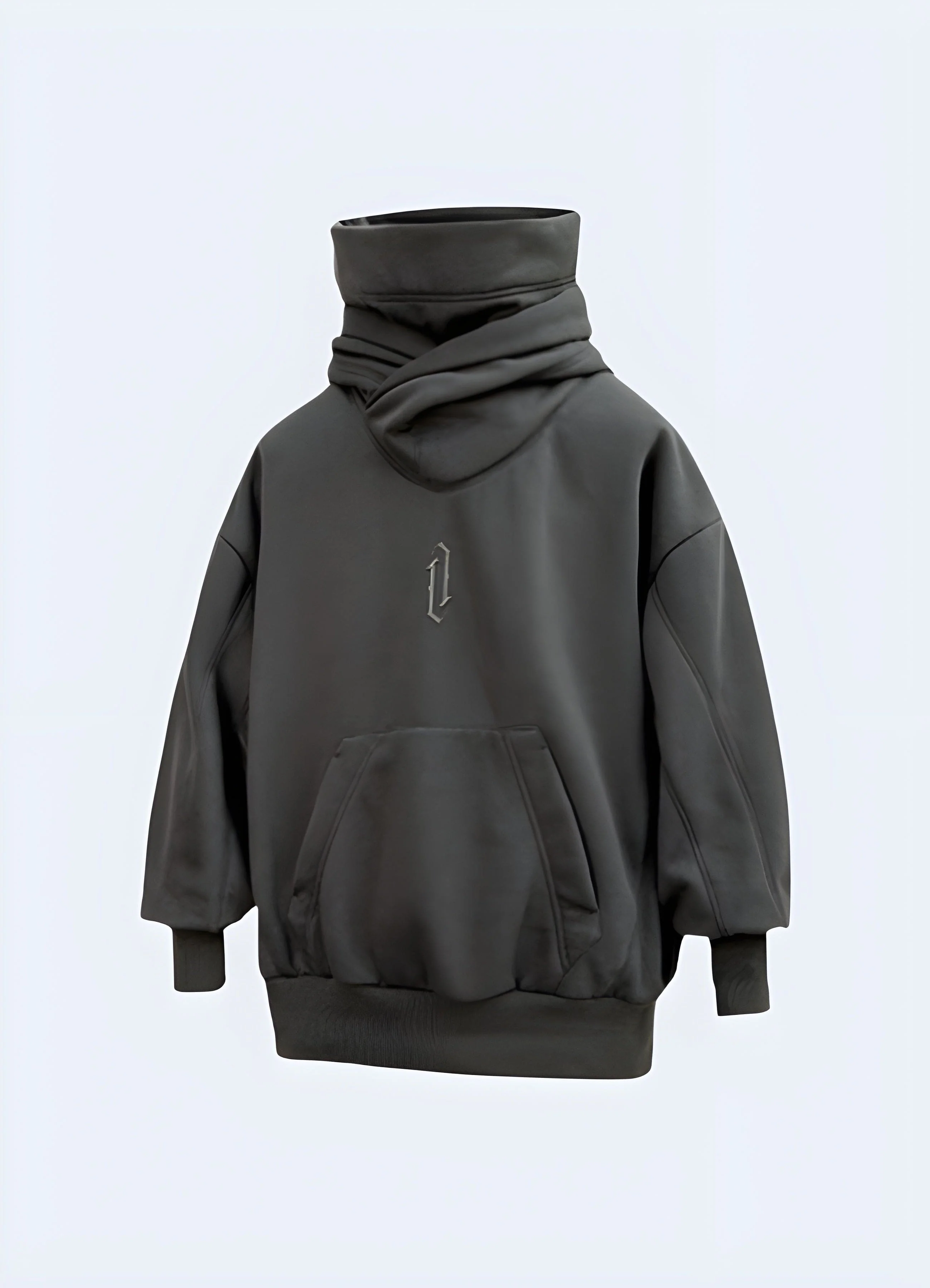 High Collar Hoodie - Image 4