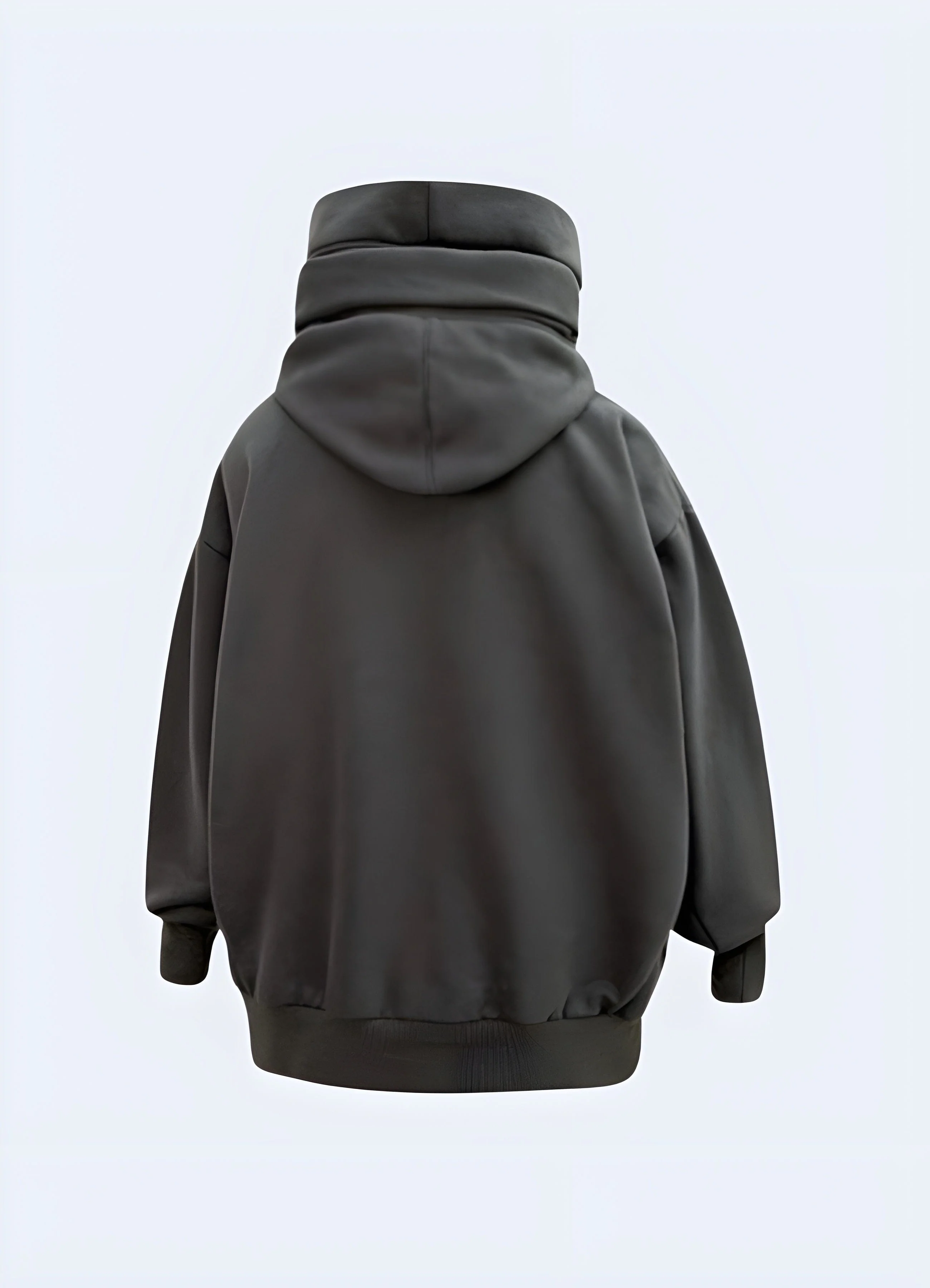 High Collar Hoodie - Image 5