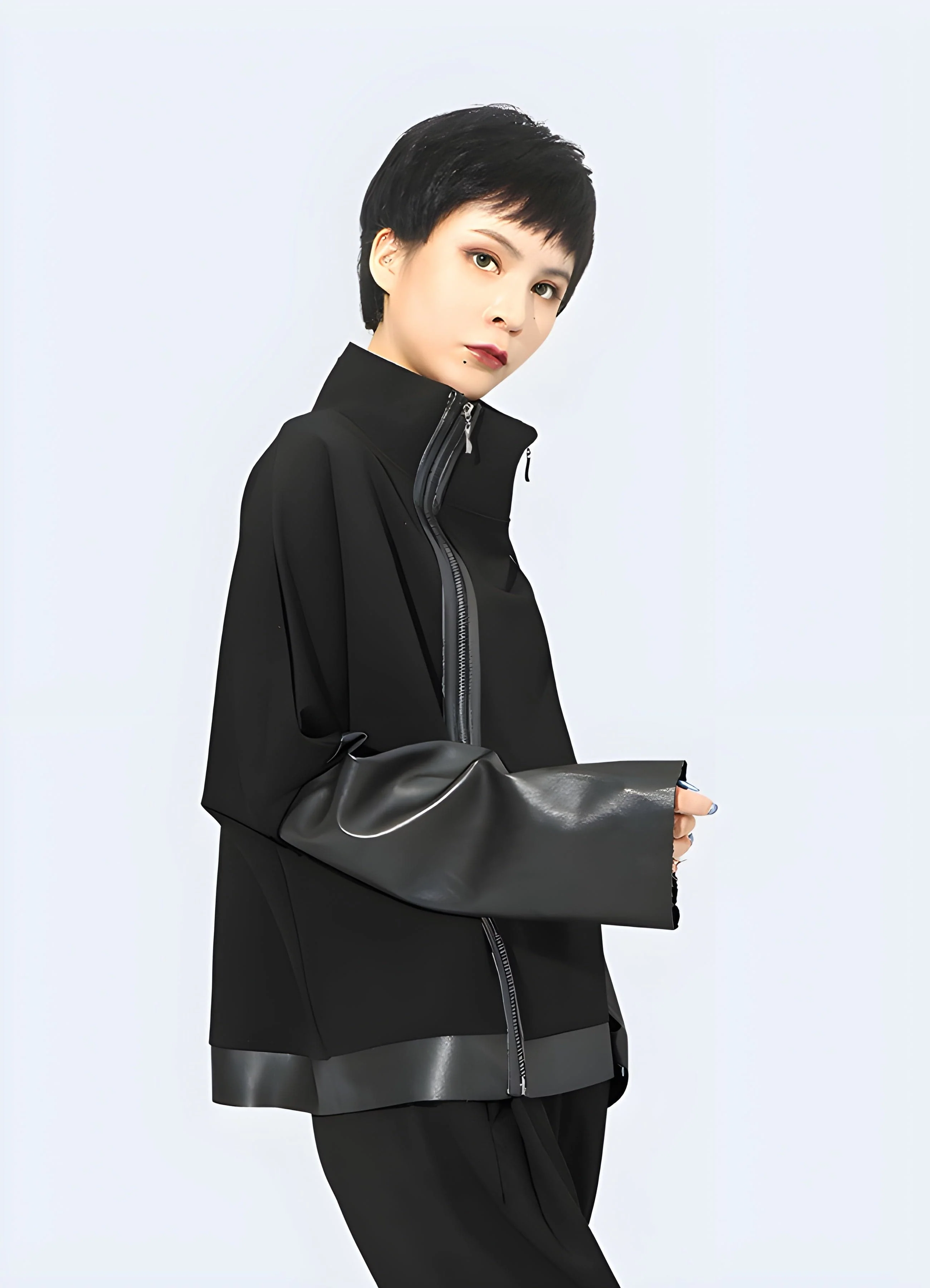 High Collar Jacket Women's - Image 3