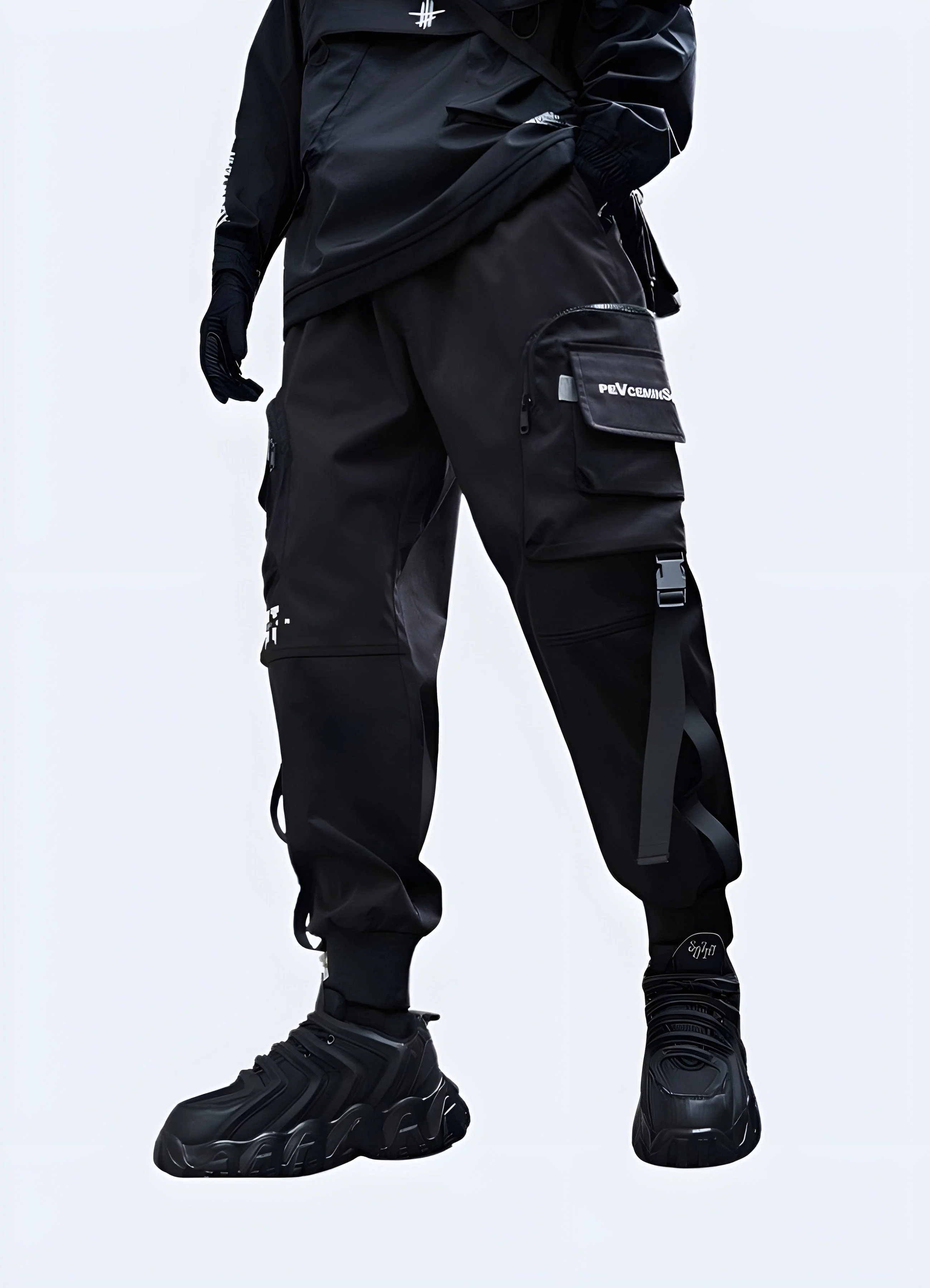 Techwear Cargo Trousers - Image 3