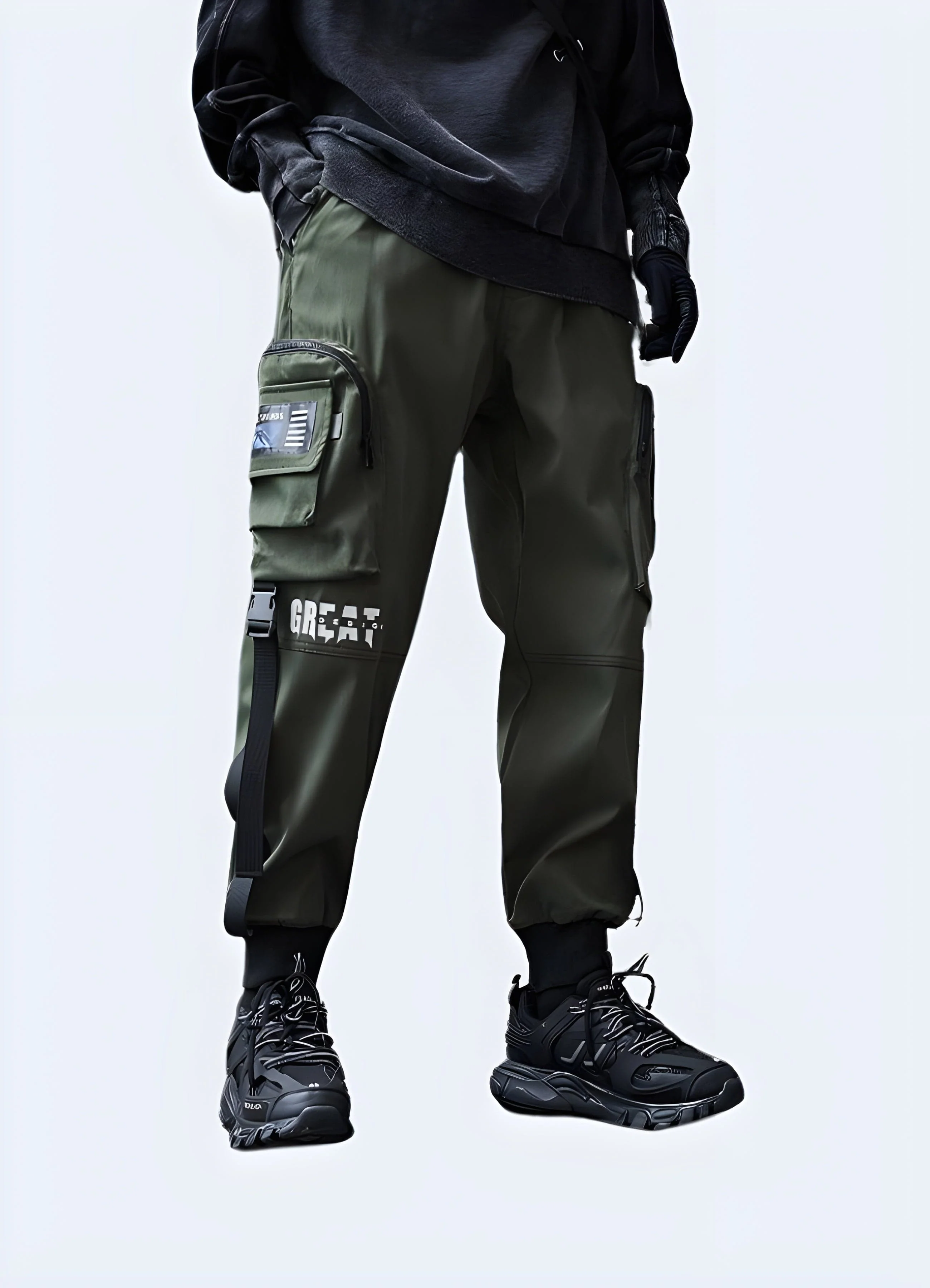 Techwear Cargo Trousers - Image 4