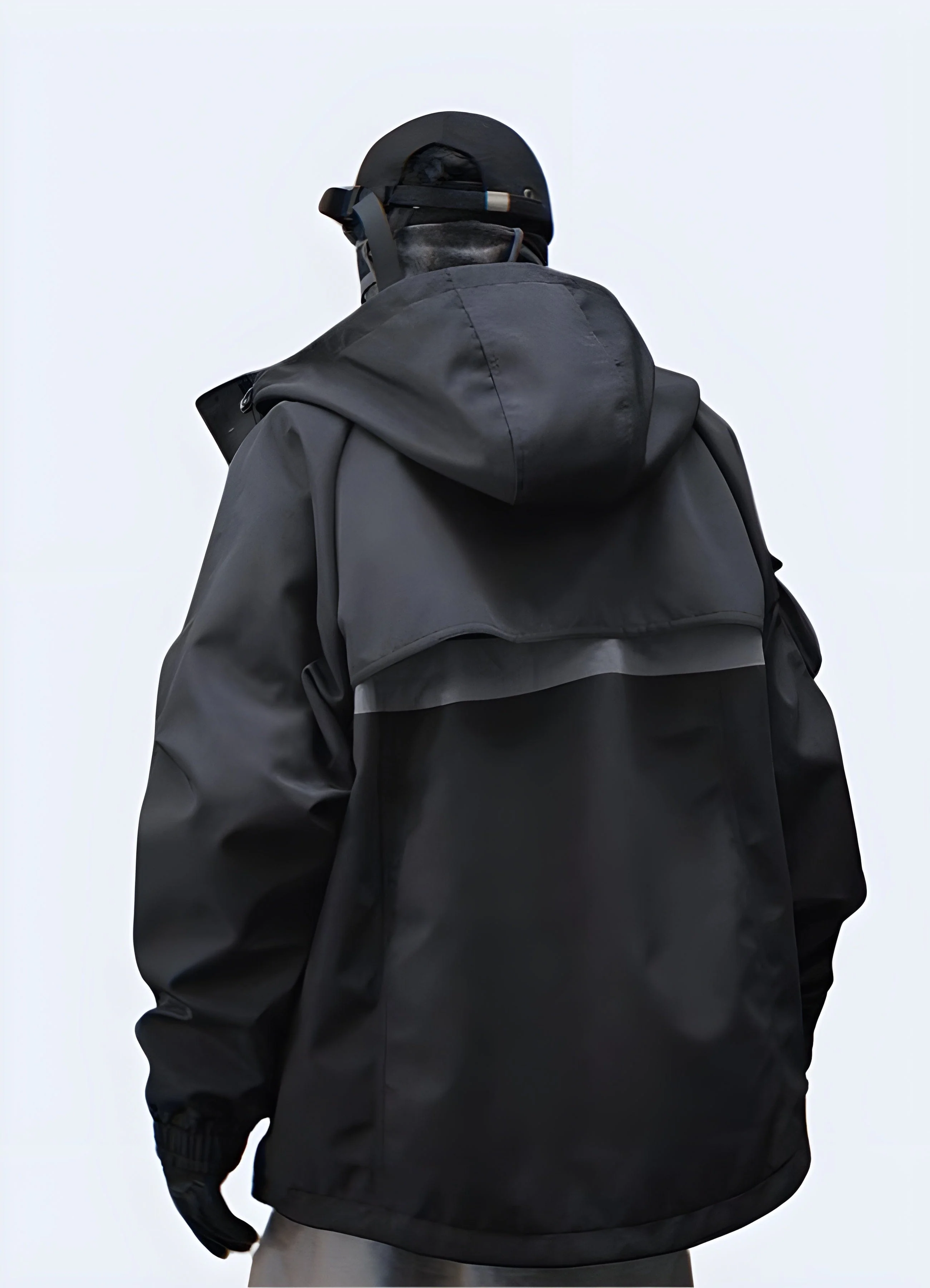 Techwear Leather Jacket - Image 3