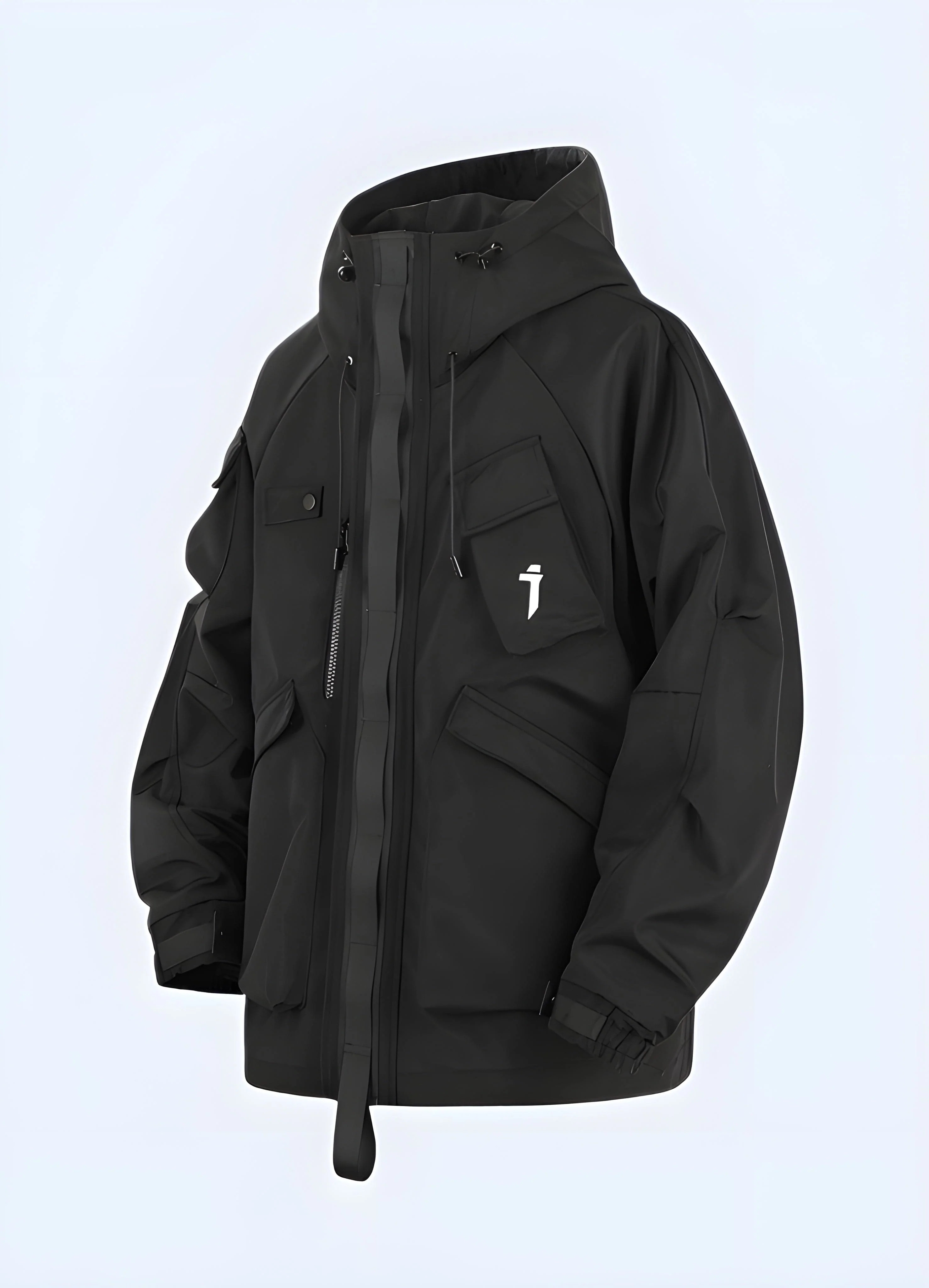 Techwear Leather Jacket - Image 4