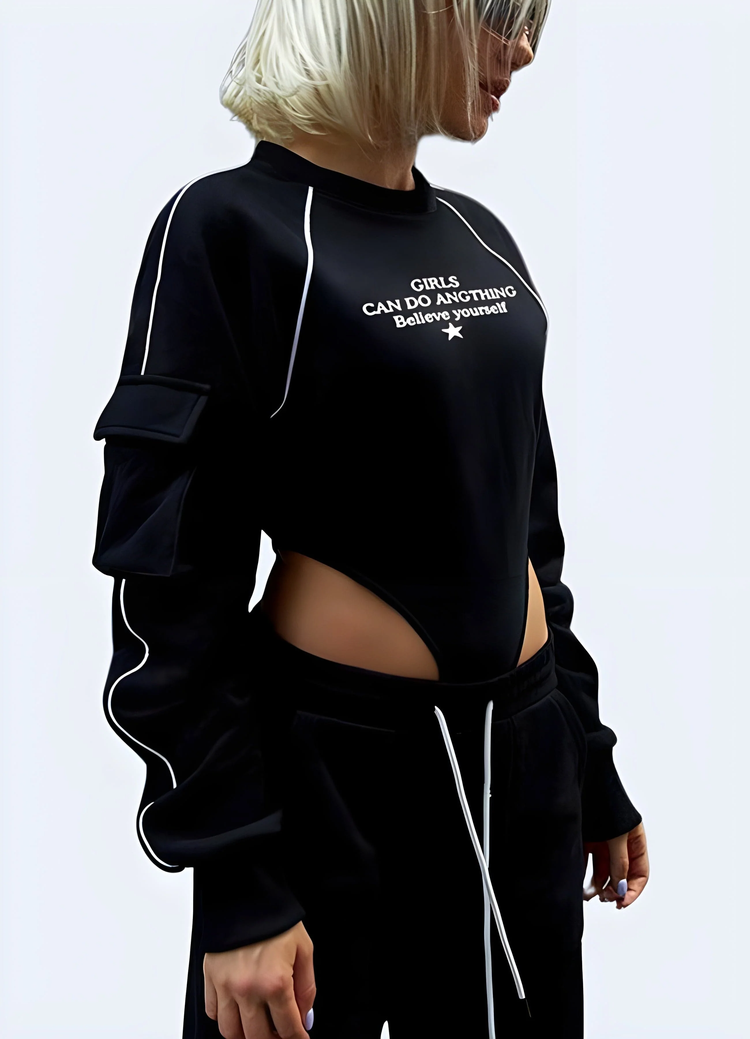 Techwear Longsleeve Bodysuit - Image 3