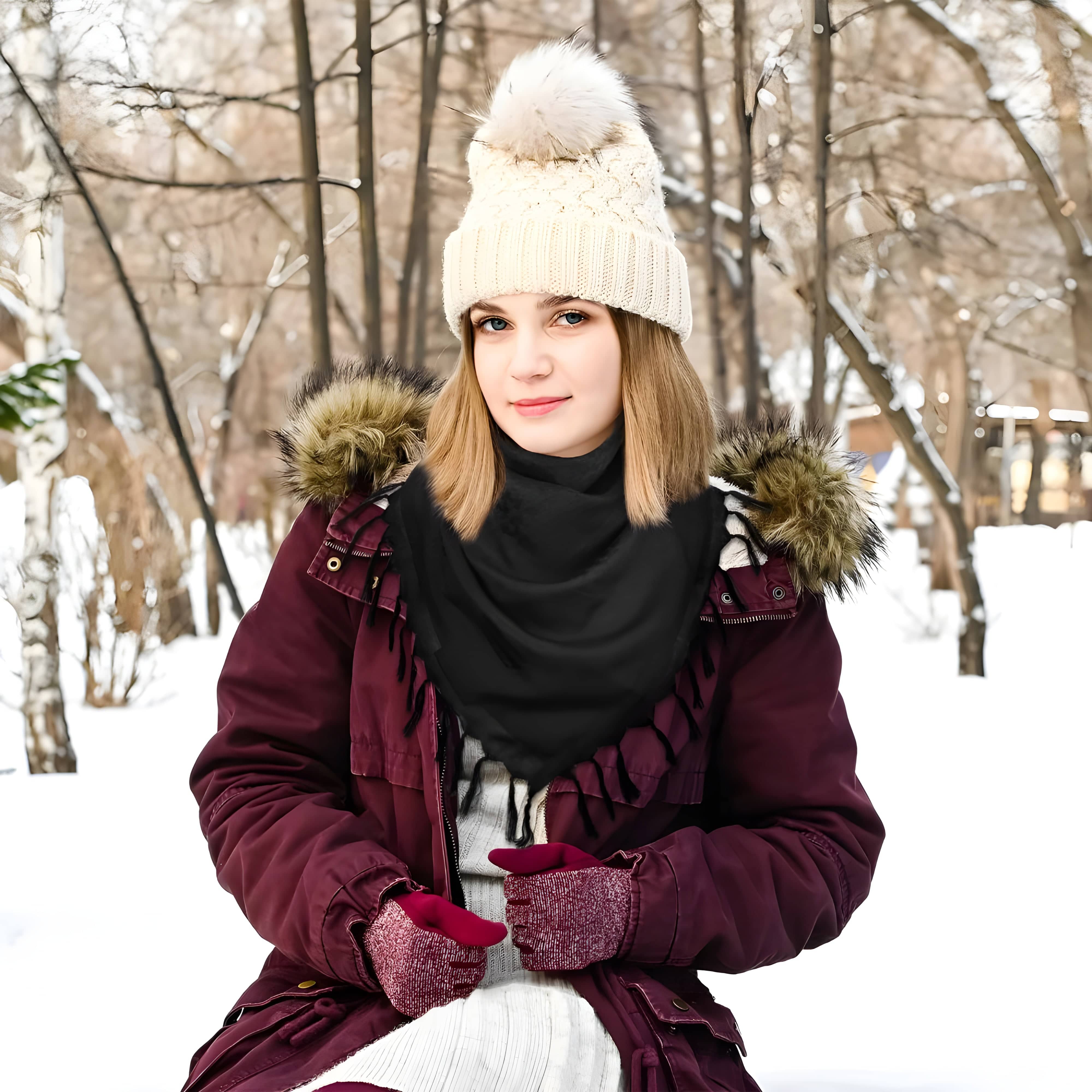 Wasteland Grey Dystopian Scarf - Image 6