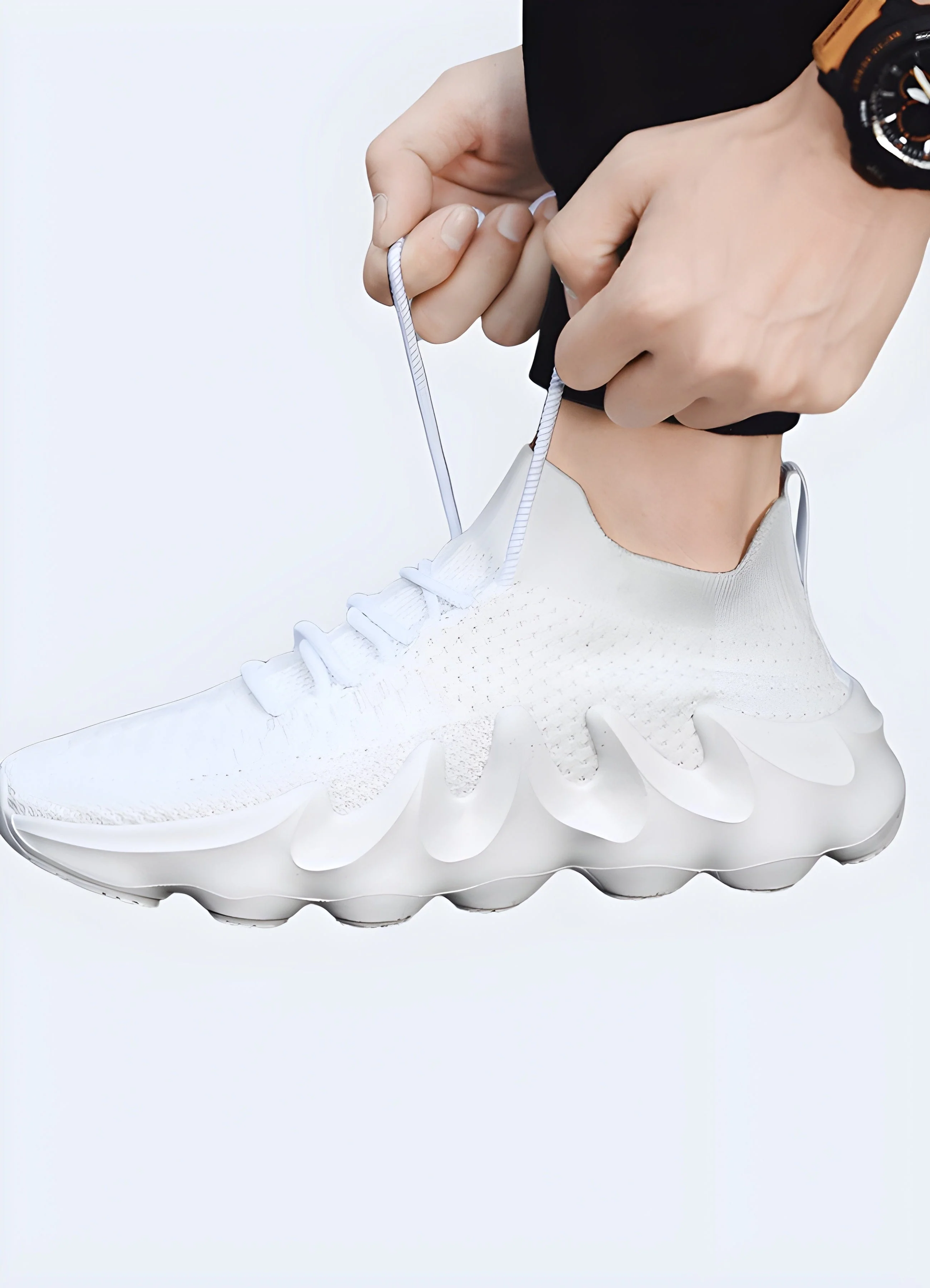 White Techwear Shoes - Image 3